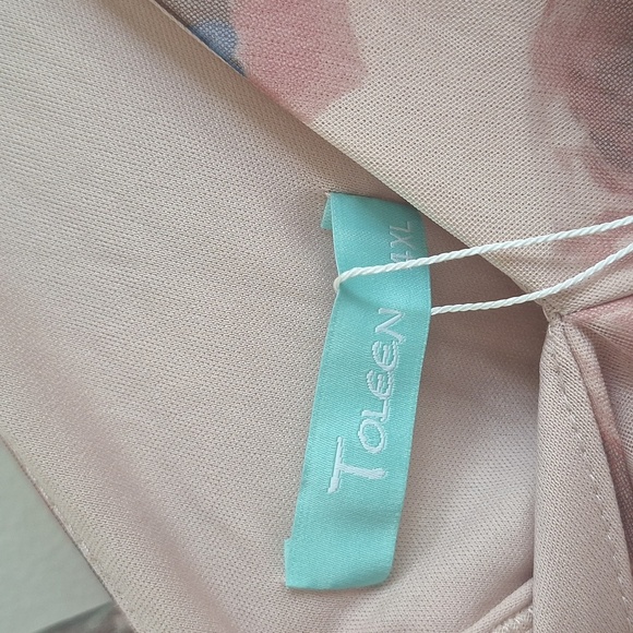 Toleen Plus Size Women Sheer Maxi Dress Size 4XL NWT - Picture 9 of 10